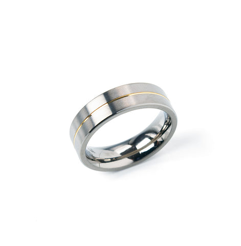 0102-01 Boccia Titanium Ring