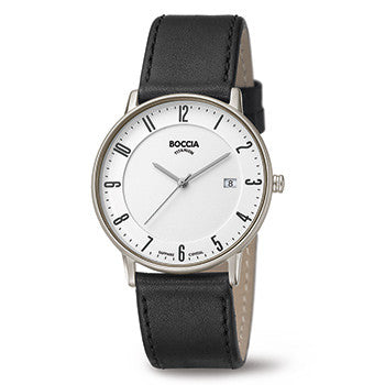3607-02 Boccia Titanium Mens Watch