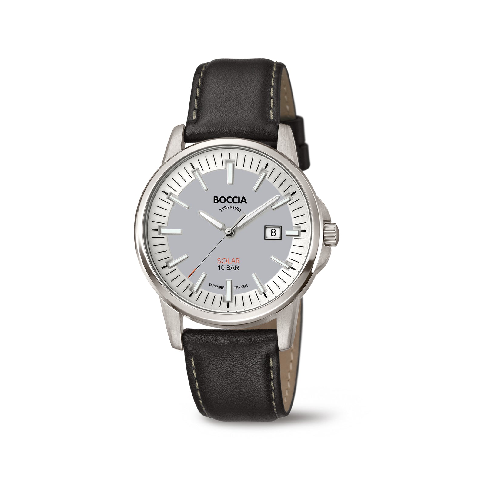 3643-01 Mens Boccia Titanium Solar Powered Watch
