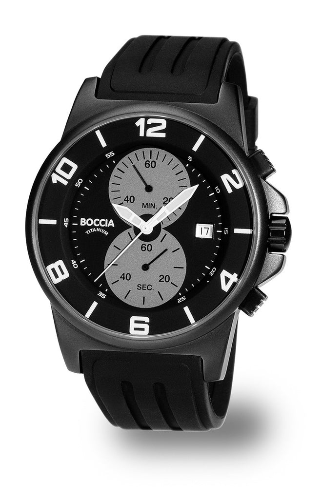 3777-02 Mens Boccia id. Titanium Watch