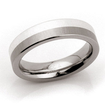 0102-09 Boccia Titanium Ring