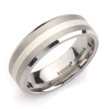 0101-19 Boccia Titanium Ring