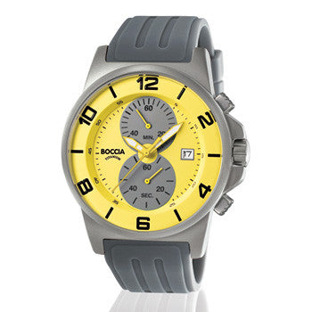 3643-03 Mens Boccia Titanium Solar Powered Watch
