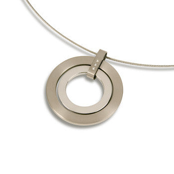 0773-01 Boccia Titanium Pendant  (choose chain separately)