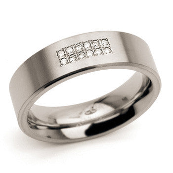 0106-01 Boccia Titanium Ring