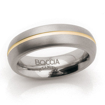 0107-02 Boccia Titanium Ring
