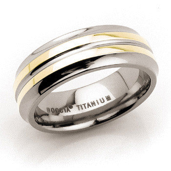 0101-22 Boccia Titanium Ring