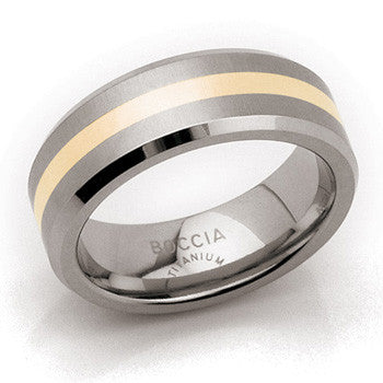0107-02 Boccia Titanium Ring