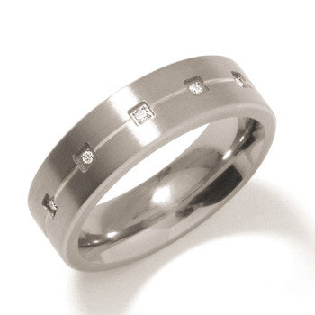 0101-12 Boccia Titanium Ring