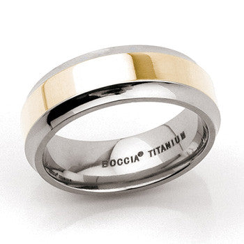 0102-06 Boccia Titanium Ring