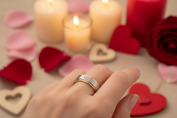 0134-06 Boccia Titanium Ring