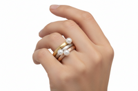 0145-03 Boccia Titanium Ring