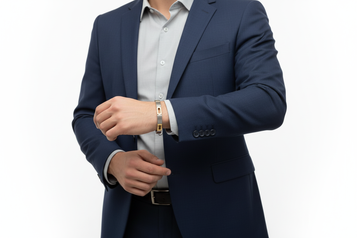 03034-02 Boccia Titanium Bracelet