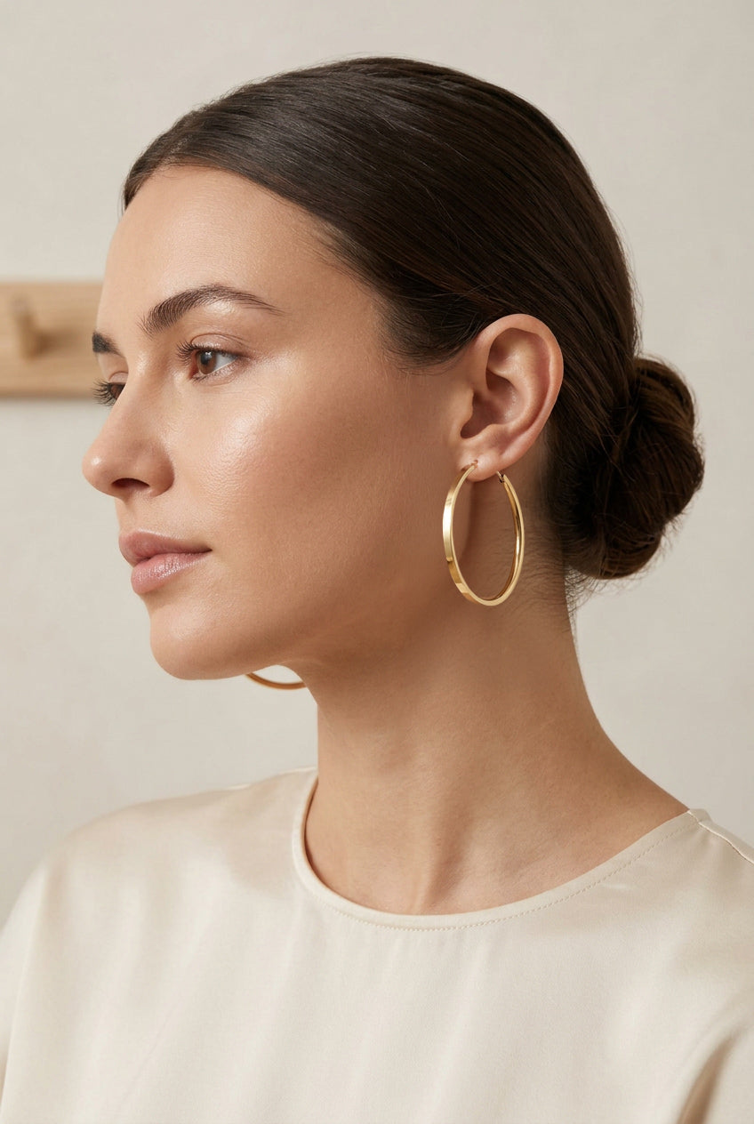 0508-09 Boccia Titanium Earrings