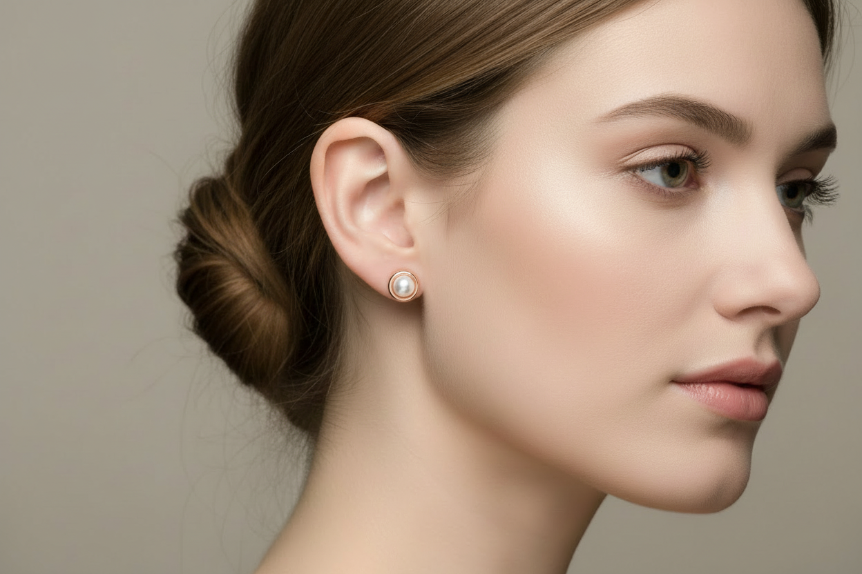 0594-03 Boccia Titanium Earrings