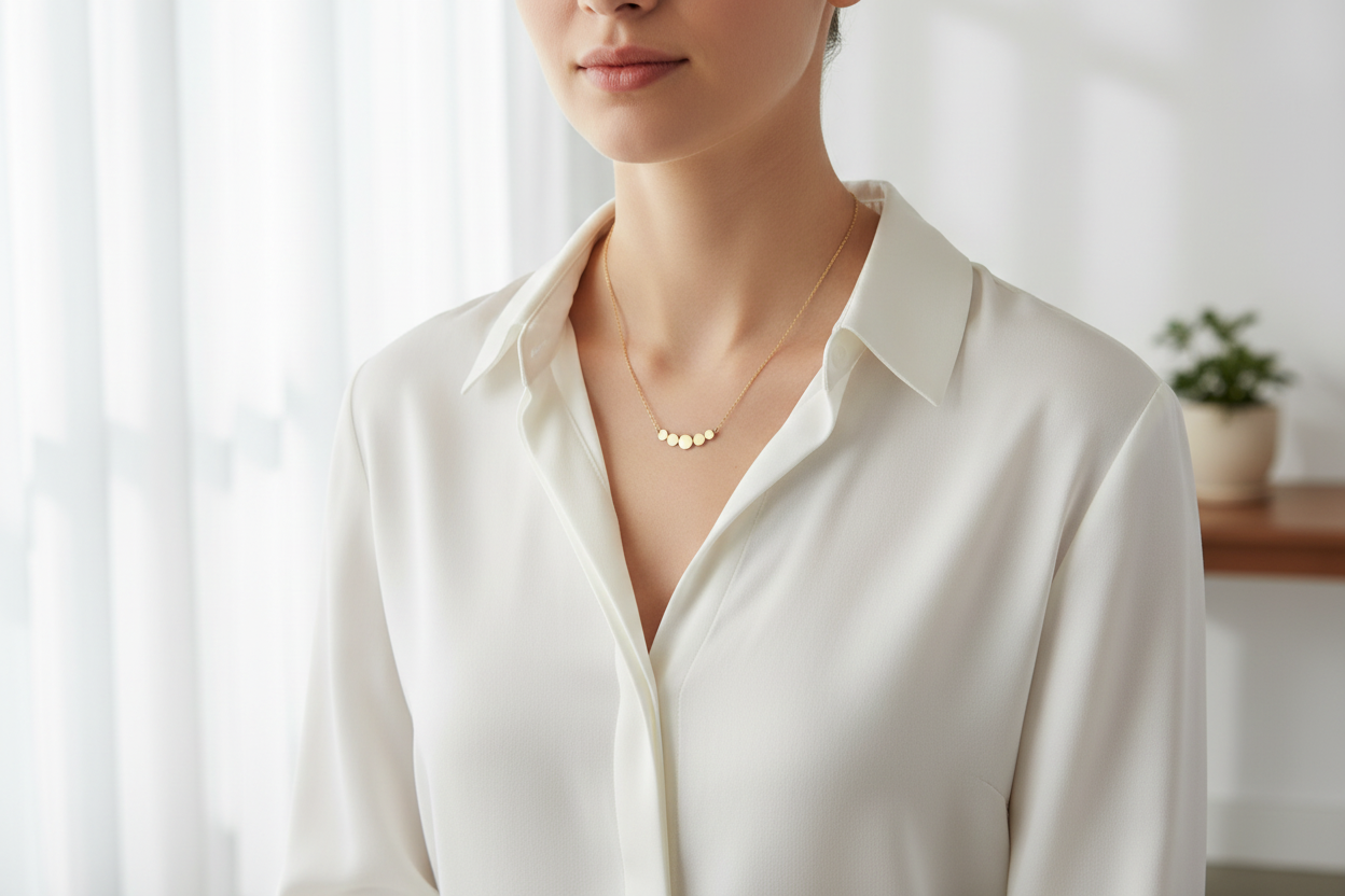 08031-02 Boccia Titanium Necklace