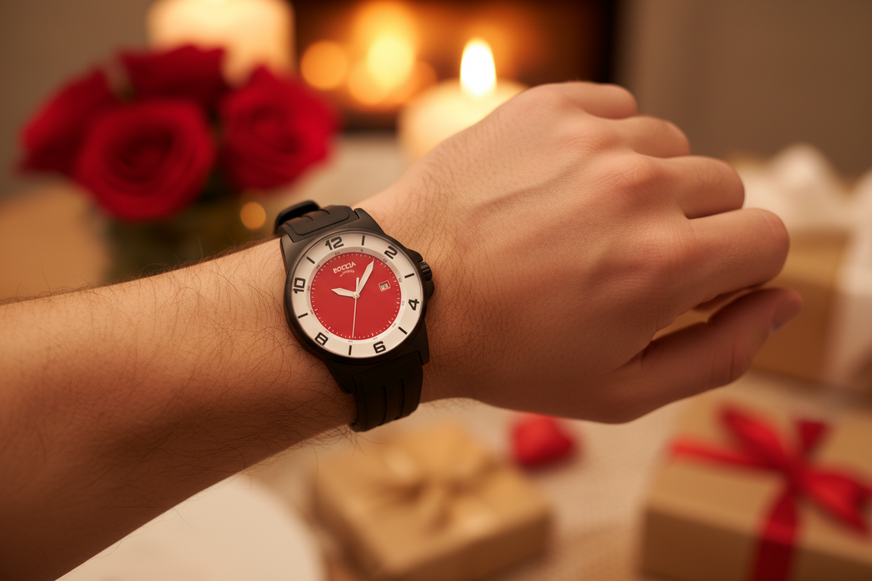 3535-21 Mens Boccia id. Titanium Watch