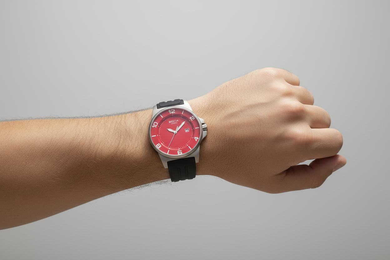 3535-26 Mens Boccia id. Titanium Watch