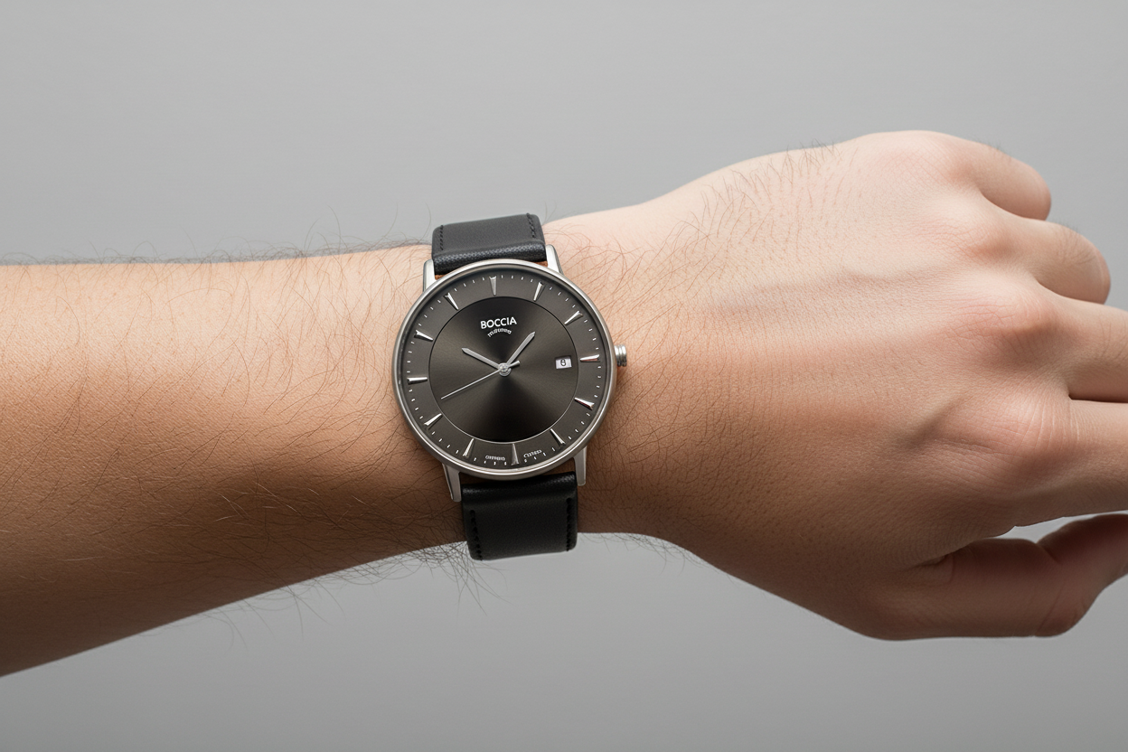 3607-01 Boccia Titanium Mens Watch