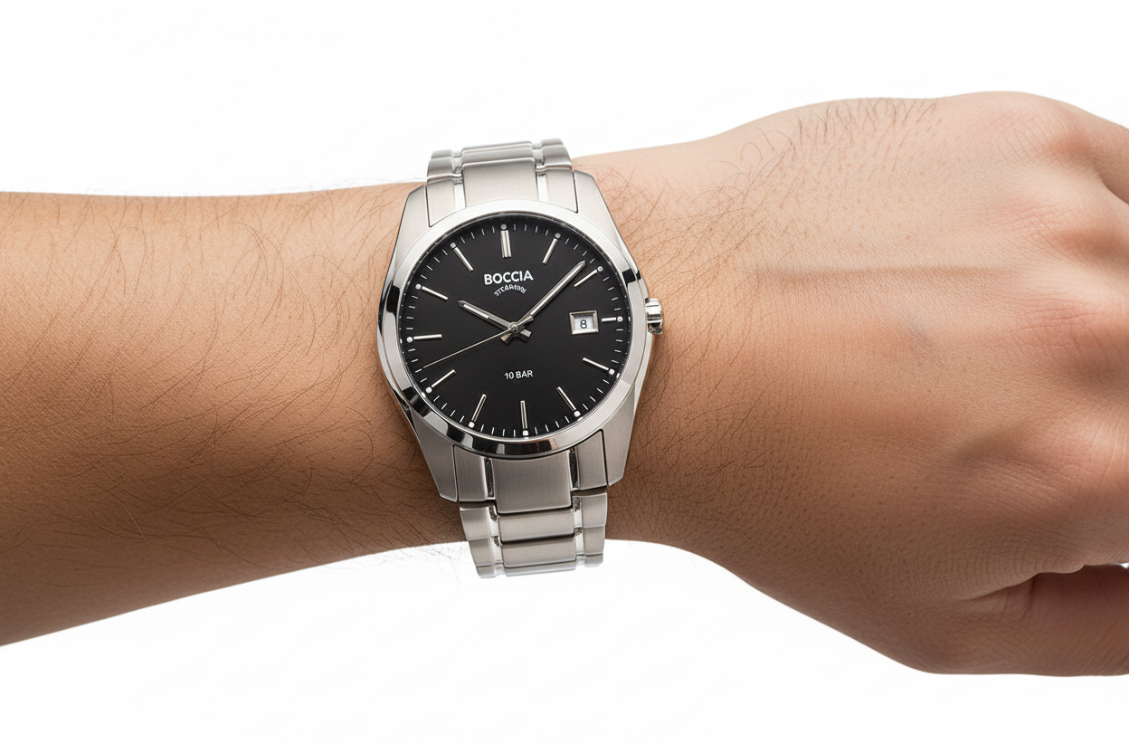 3608-04 Boccia Titanium Mens Watch