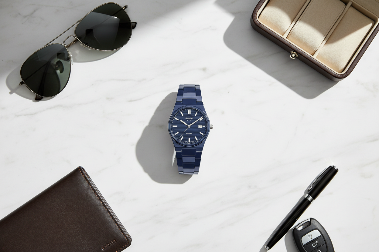 3675-02 Mens Boccia Titanium Watch