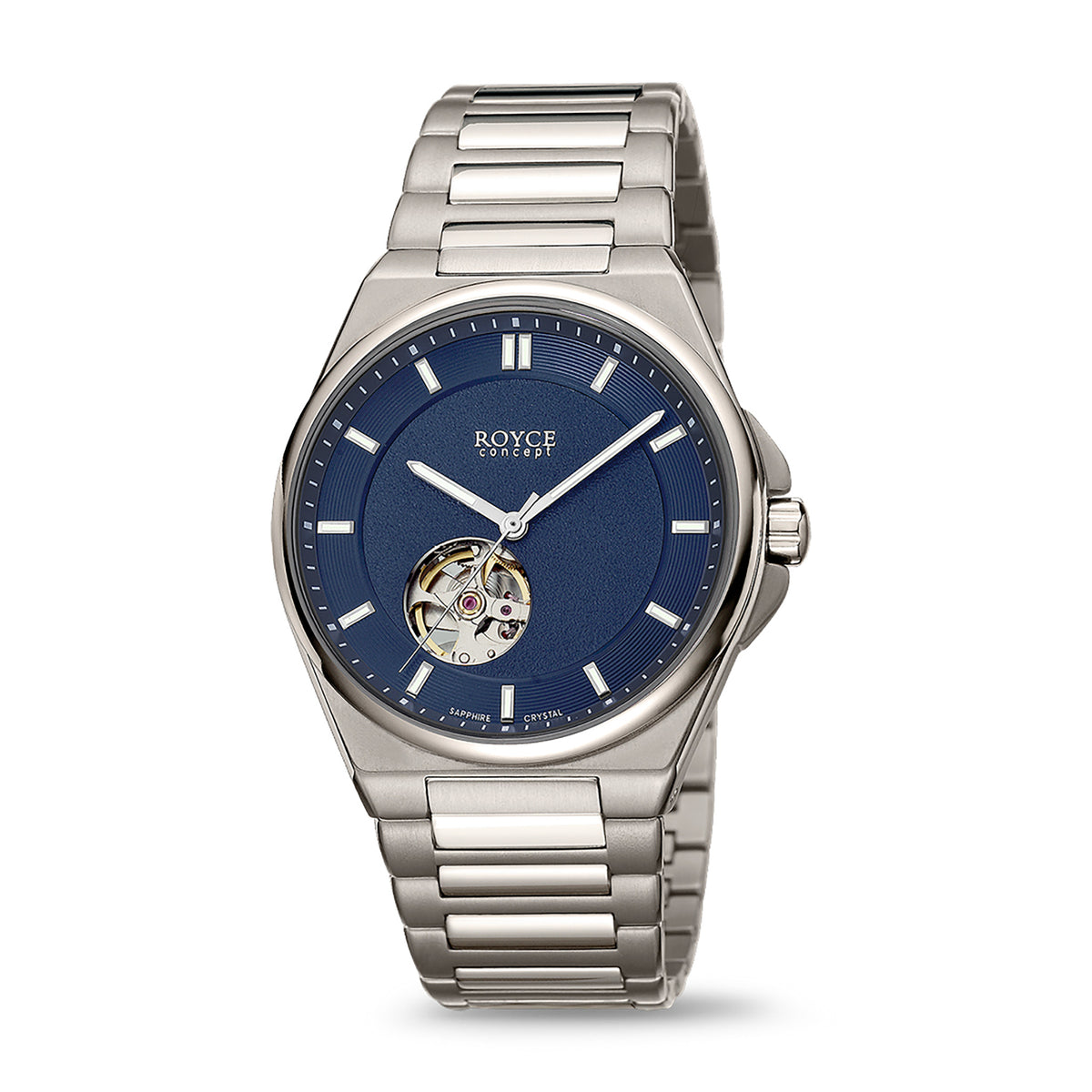Boccia Titanium Watch All Titanium Mesh Bracelet, Case, Gray Dial Gold Hands Boccia 3745-01 - Titanium Chronograph Watch • Watchard.com main image 2