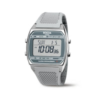 3738-01 Boccia Titanium Digital Watch, Grey
