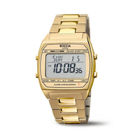 3738-08 Boccia Titanium Digital Watch, Gold