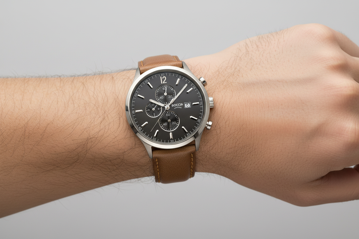 3753-04 Boccia Titanium Mens Watch