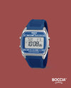 3738-02 Boccia Titanium Digital Watch, Blue