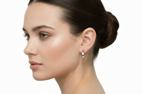 0517-08 Boccia Titanium Earrings