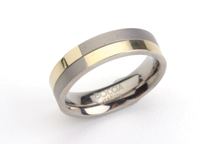 0101-10 Boccia Titanium Ring