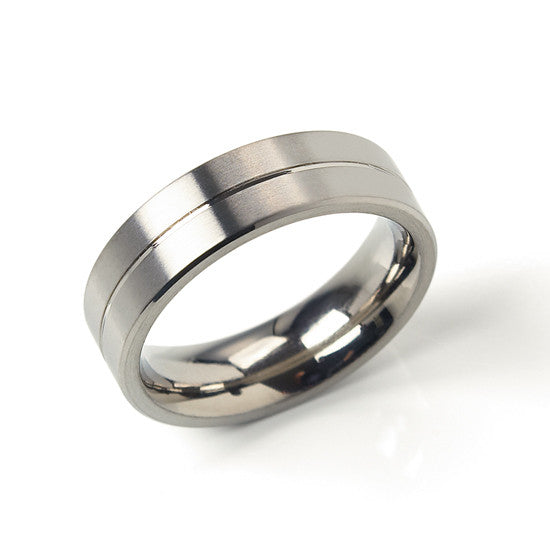 0101-22 Boccia Titanium Ring