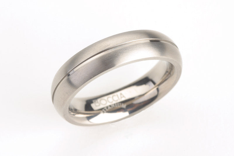 0102-02 Boccia Titanium Ring