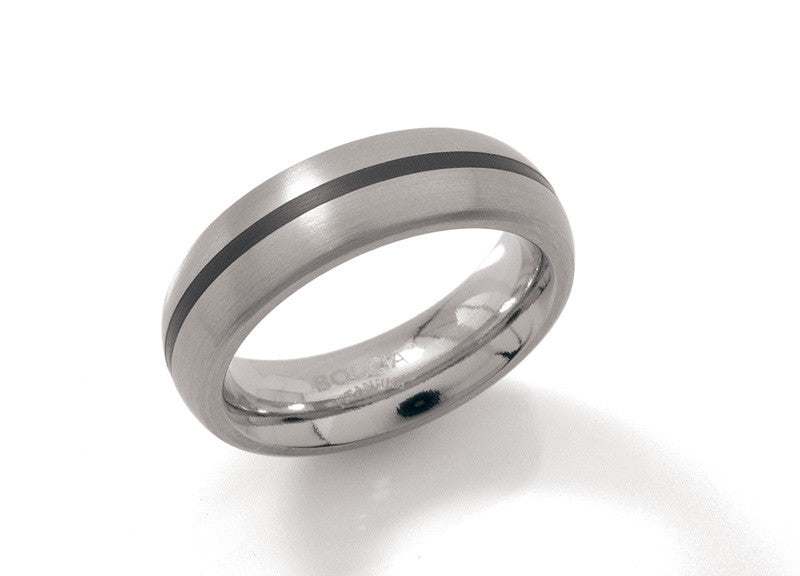 0102-13 Boccia Titanium Ring