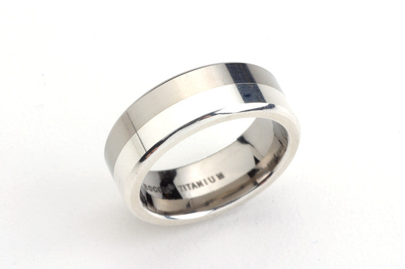 0107-02 Boccia Titanium Ring