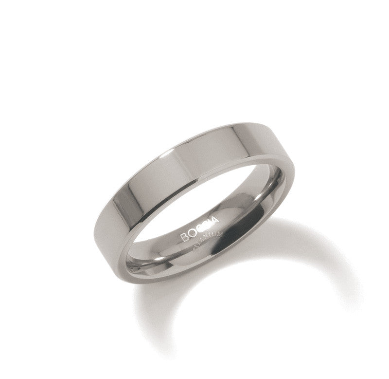 0121-01 Boccia Titanium Ring