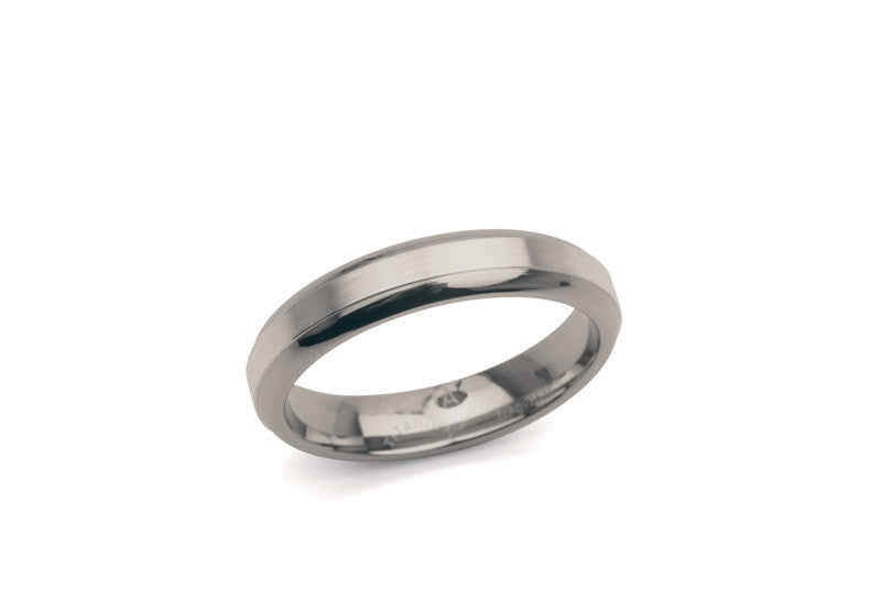 0122-01 Boccia Titanium Ring