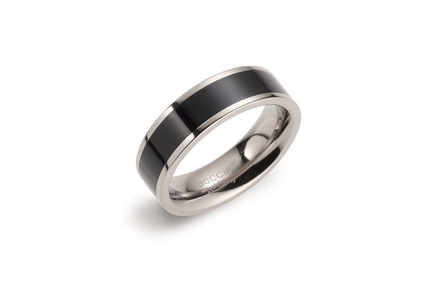 0123-07 Boccia Titanium Ring