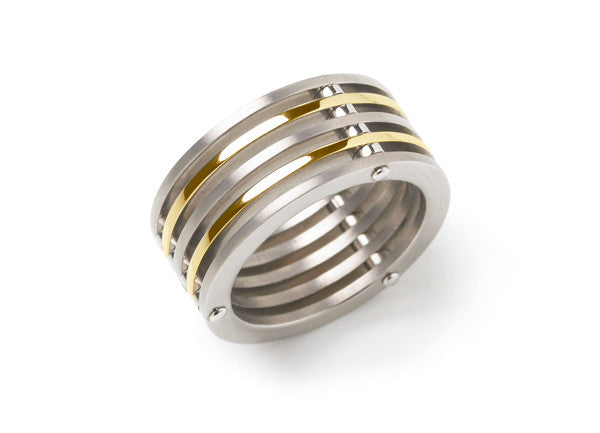 0125-02 Boccia Titanium Ring