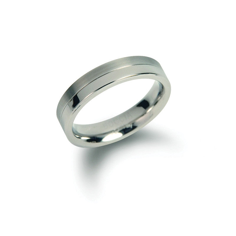0129-01 Boccia Titanium Ring