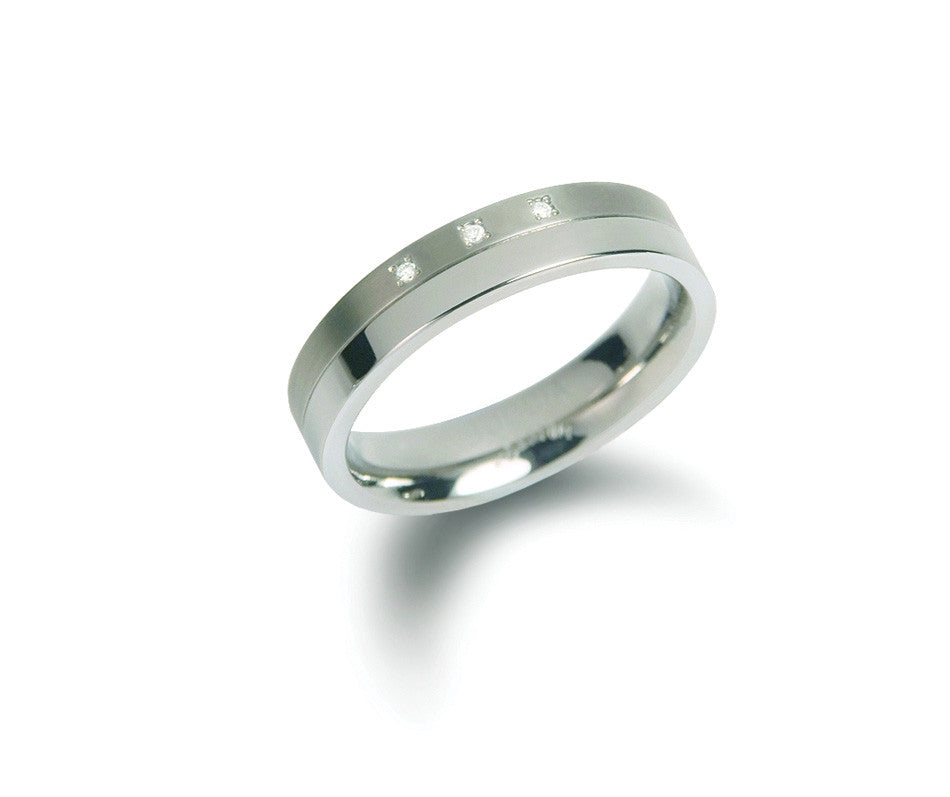 0129-03 Boccia Titanium Ring