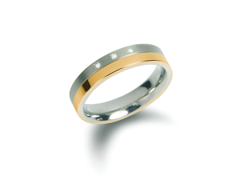 0129-04 Boccia Titanium Ring