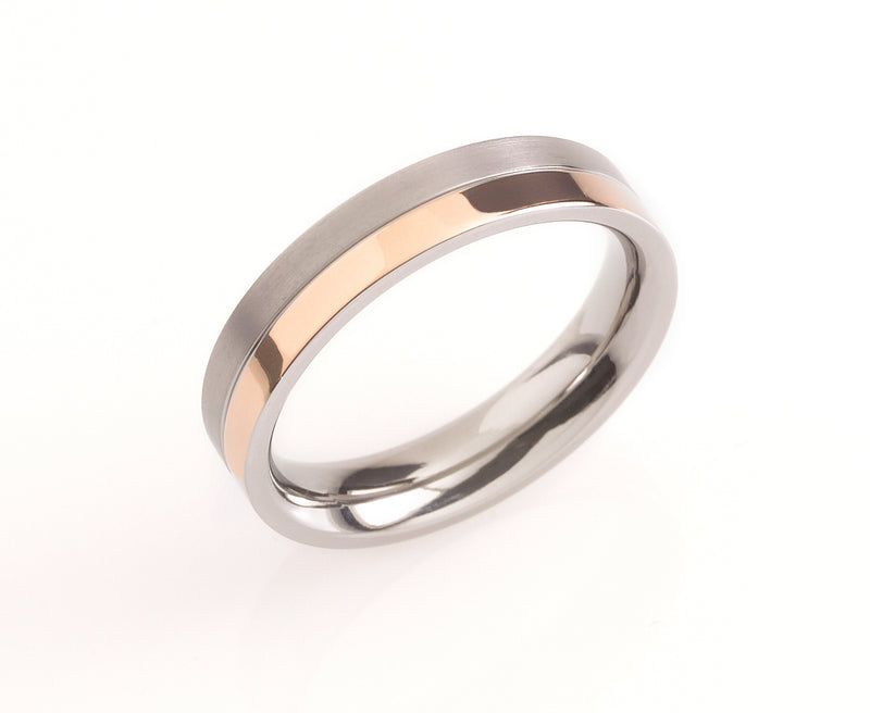 0129-07 Boccia Titanium Ring