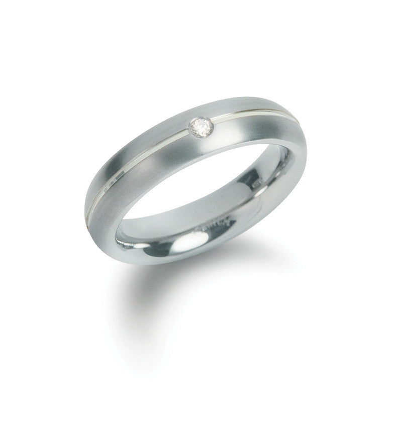0130-05 Boccia Titanium Ring