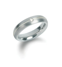 0130-05 Boccia Titanium Ring