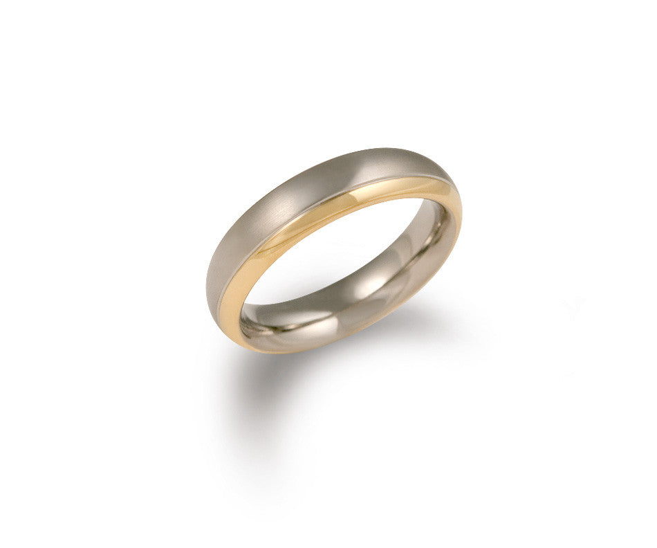 0130-08 Boccia Titanium Ring
