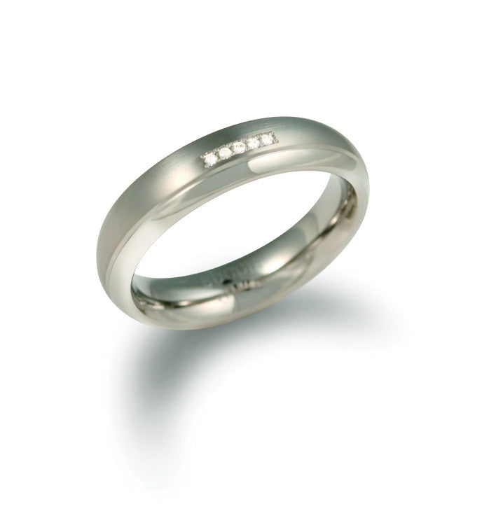 0130-09 Boccia Titanium Ring