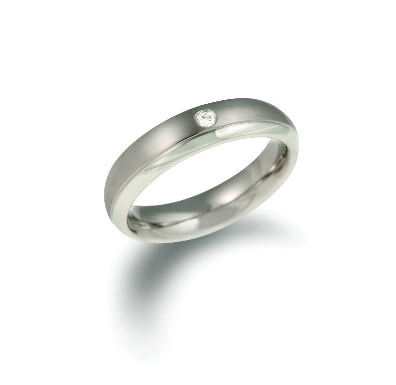 0130-11 Boccia Titanium Ring