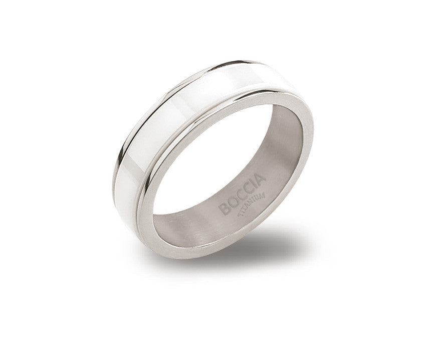 0132-01 Boccia Titanium Ring
